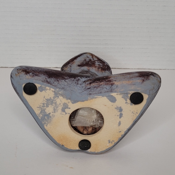 Yoga Frog Stretching Ceramic Statue Potpourri Scent Holder - Picture 8 of 9